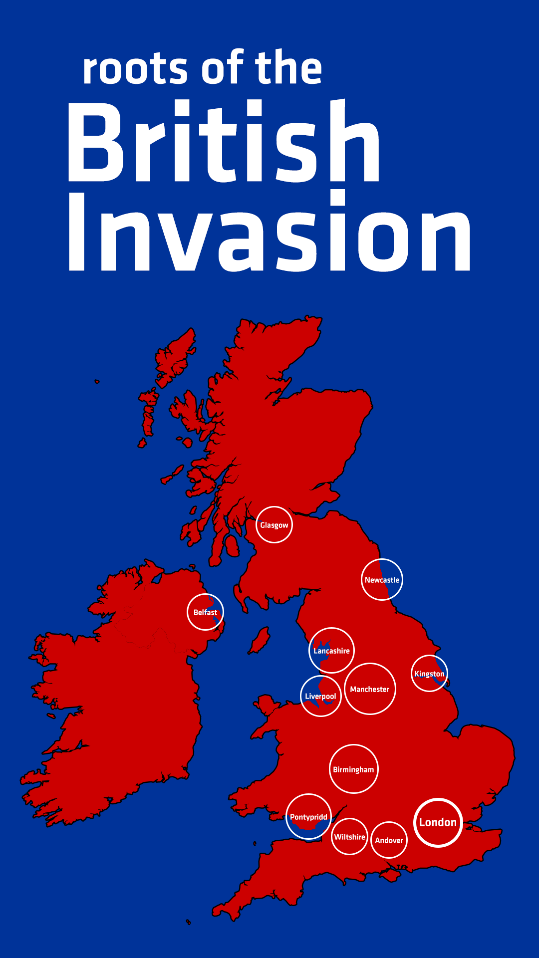 British Invasion Map - Top Level